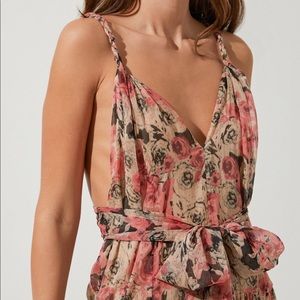 ASTR Eartha floral dress